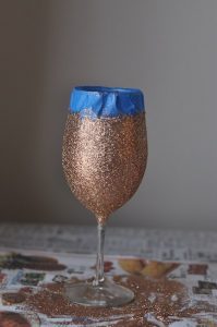 Weinglas Dekoration