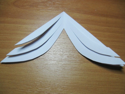 3D Schneeflocke aus Papier basteln-dekoking-com-4