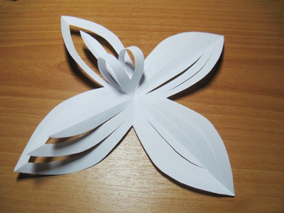 3D Schneeflocke aus Papier basteln-dekoking-com-6
