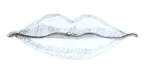 Lippen Zeichnen Einfach