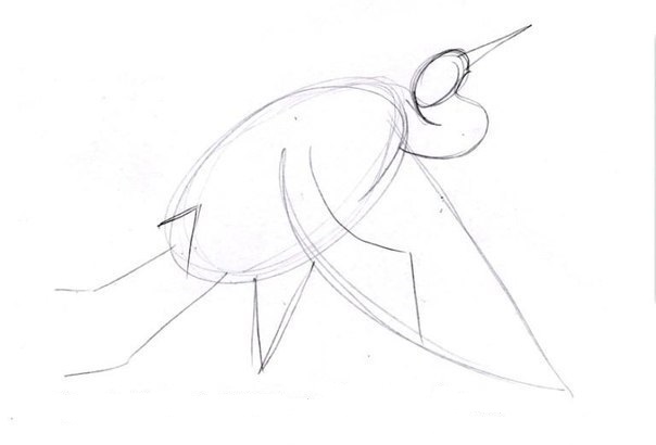 Storch zeichnen - einfach und schnell-dekoking-com-5