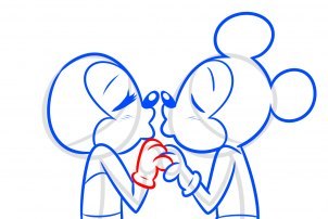 Mickey und Minnie zeichnen Schritt für Schritt-dekoking-com-2