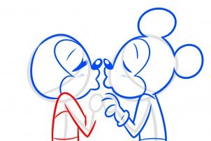 Mickey und Minnie zeichnen Schritt für Schritt-dekoking-com-3