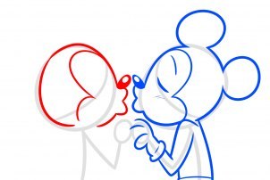 Mickey und Minnie zeichnen Schritt für Schritt-dekoking-com-6