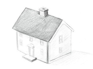Haus selber zeichnen - Anleitung-dekoking-com-2
