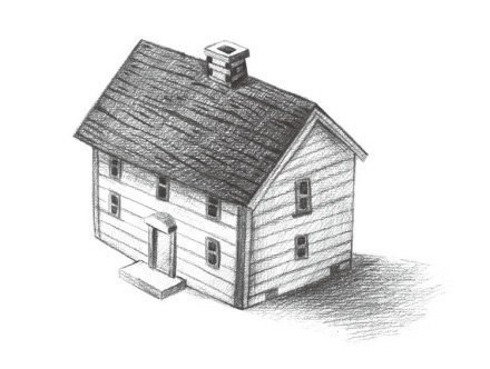Haus selber zeichnen - Anleitung-dekoking-com-3