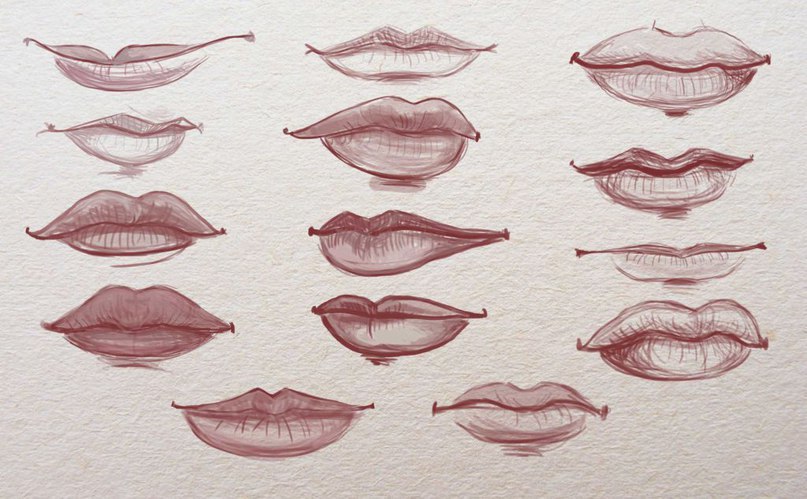 Lippen zeichnen für Anfänger - Zeichnen lernen-dekoking-com-1