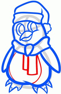 Pinguin zeichnen - Schritt für Schritt-dekoking-com-2