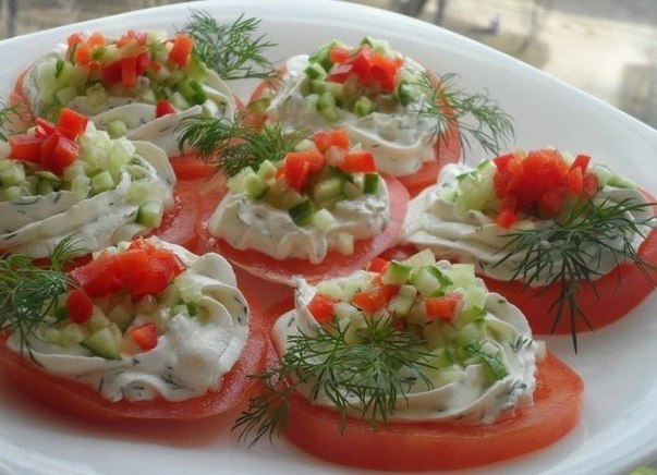 tomaten mit quark und knoblauch dekoking com 1