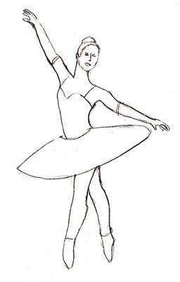 Ballerina zeichnen Schritt für Schritt ⋆ DekoKing - DIY Bastelideen