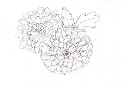 chrysanthemen-einfach-zeichnen-dekoking-com-3