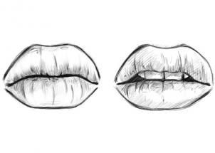 Lippen Zeichnen