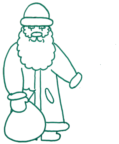 weihnachtsmann-mit-kindern-zeichnen-dekoking-com-4