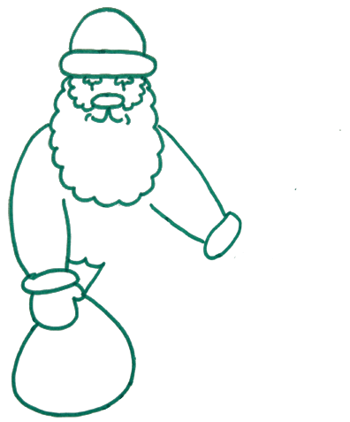 weihnachtsmann-mit-kindern-zeichnen-dekoking-com-7