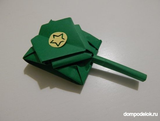 origami-panzer-falten-dekoking-com