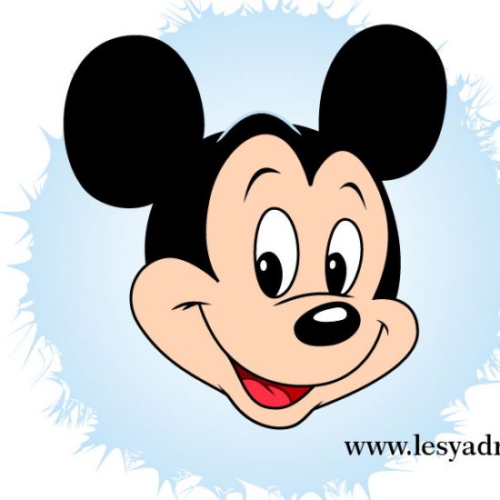 Mickey Mouse selber zeichnen-dekoking-com