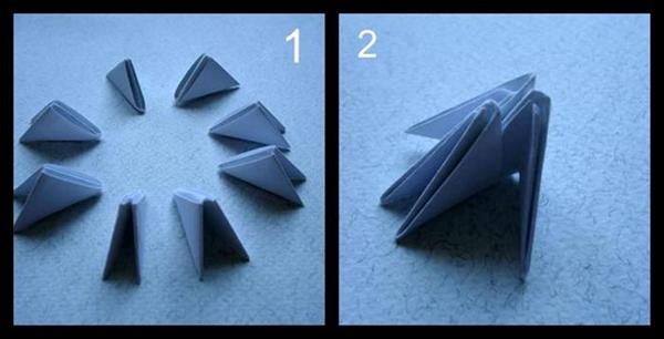 3D Modulares Origami Osterei