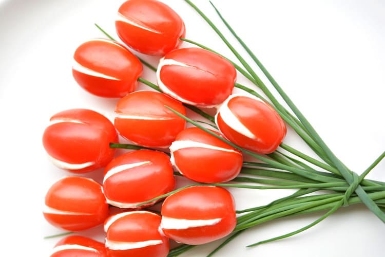 Tomaten Tulpen